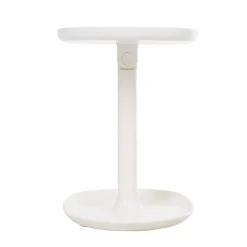 Gifi Aménagement Salle De Bain^Miroir POP blanc sur pied repose bijoux