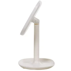 Gifi Aménagement Salle De Bain^Miroir POP blanc sur pied repose bijoux