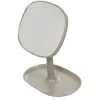 Gifi Aménagement Salle De Bain^Miroir POP gris taupe sur pied repose bijoux