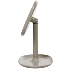 Gifi Aménagement Salle De Bain^Miroir POP gris taupe sur pied repose bijoux