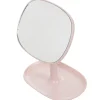 Gifi Aménagement Salle De Bain^Miroir POP rose sur pied repose bijoux