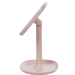 Gifi Aménagement Salle De Bain^Miroir POP rose sur pied repose bijoux