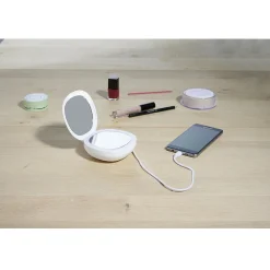 Gifi Beauté^Miroir powerbank rond à led