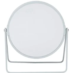 Gifi Aménagement Salle De Bain^Miroir rond sur pied design industriel blanc
