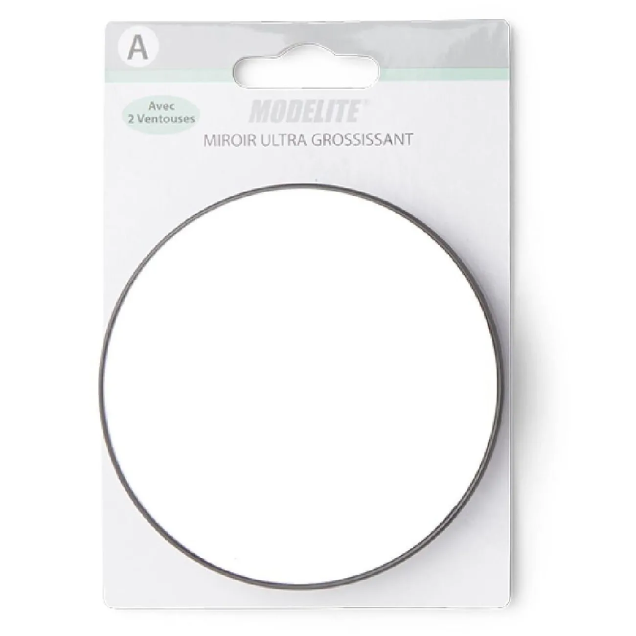 Gifi Aménagement Salle De Bain^Miroir rond ultra grossissant avec 2 ventouses Ø8cm