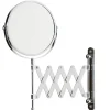 Gifi Aménagement Salle De Bain^Miroir rétractable à fixer double face grossissant x1 et x2