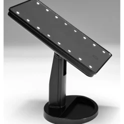 Gifi Aménagement Salle De Bain^Miroir tactile et rotatif à variateur de lumière 16 LED