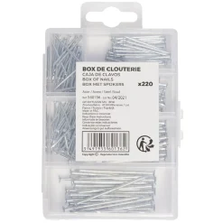 Gifi Quincaillerie^Mixbox clouterie "S" 220 pièces