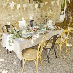 Gifi Ménagère 24 couverts inox manche plastique beige