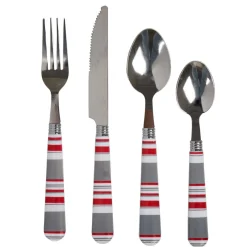 Gifi Ménagère 24 pièces à rayures bayadère