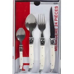 Gifi Ménagère 24 pièces blanc