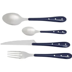 Gifi Ménagère 16 pièces bleu paname