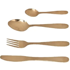 Gifi Ménagère 16 pièces cuivre doré