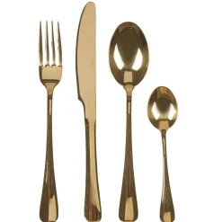 Gifi Ménagère 24 pièces doré