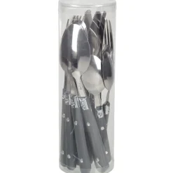 Gifi Ménagère 16 pièces gris