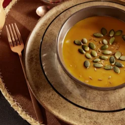 Gifi Ménagère 16 pièces inox marron cuivré