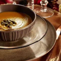 Gifi Ménagère 16 pièces inox marron cuivré