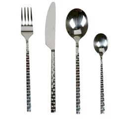 Gifi Ménagère 16 pièces manche motif damassé