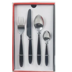 Gifi Ménagère 24 pièces noir