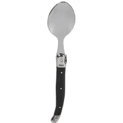 Gifi Ménagère 32 pièces noir et gris chromé