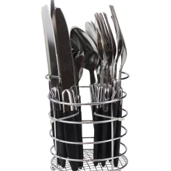 Gifi Ménagère 24 pièces noire