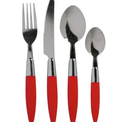 Gifi Ménagère 24 pièces rouge