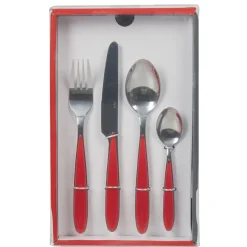 Gifi Ménagère 24 pièces rouge