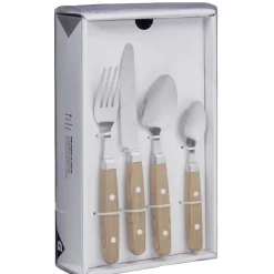 Gifi Ménagère bistrot 24 pièces effet bois