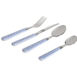 Gifi Ménagère couvert bleu mosaïque x16