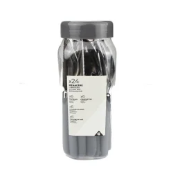 Gifi Ménagère inox manche gris 24 pièces