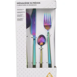 Gifi Ménagère iridiscente inox 16 pièces