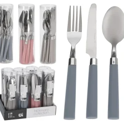 Gifi Ménagère manche bleu 12 pièces