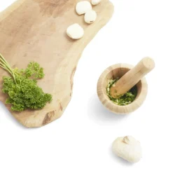 Gifi Mortier en bambou H14,5cm