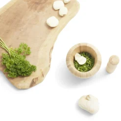 Gifi Mortier en bambou H14,5cm