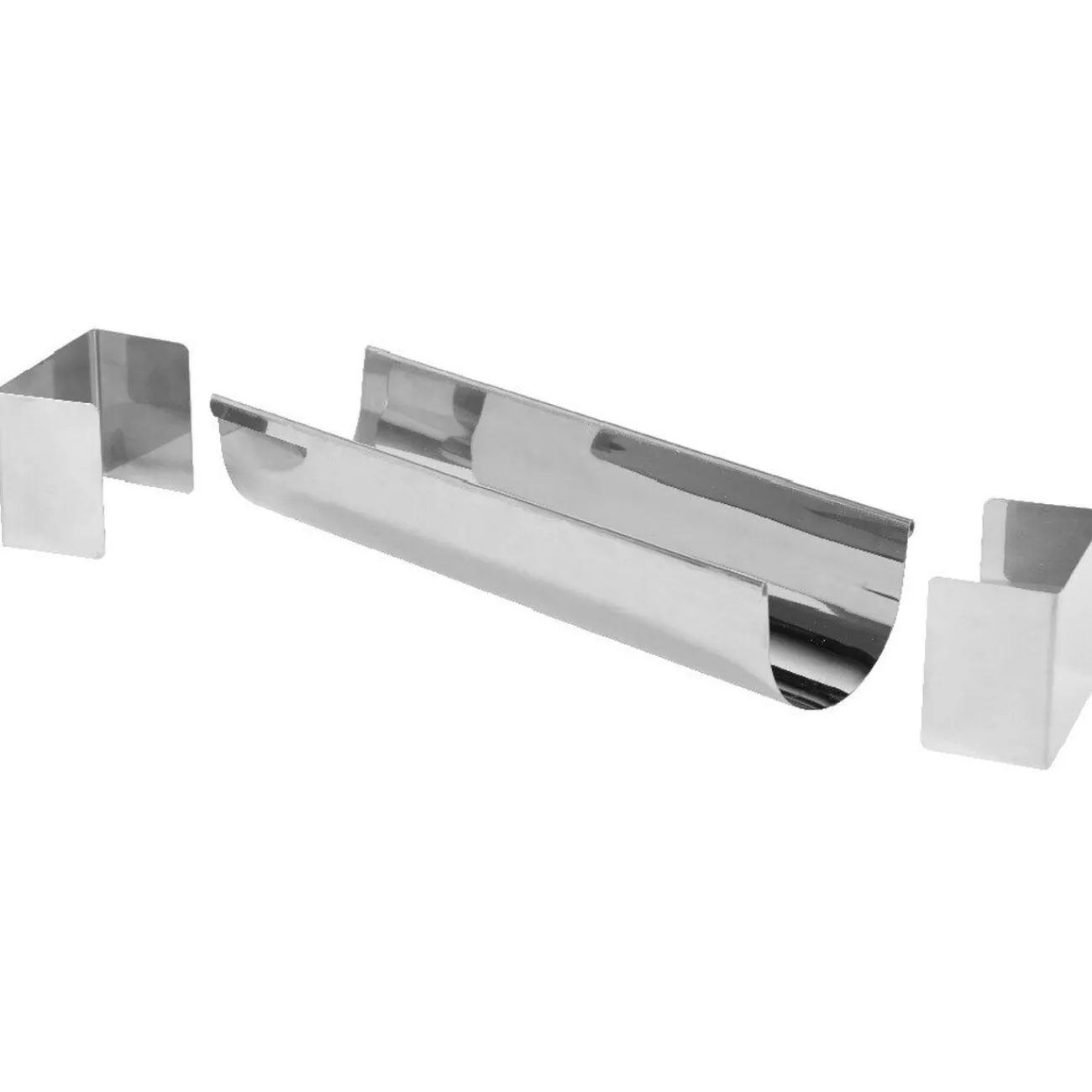 Gifi Moule à bûche arrondie en inox