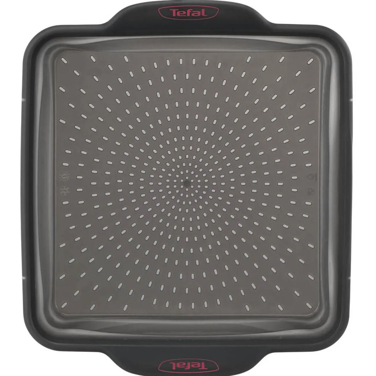 Gifi Moule à cake carré Tefal Crispybake en silicone rétractable