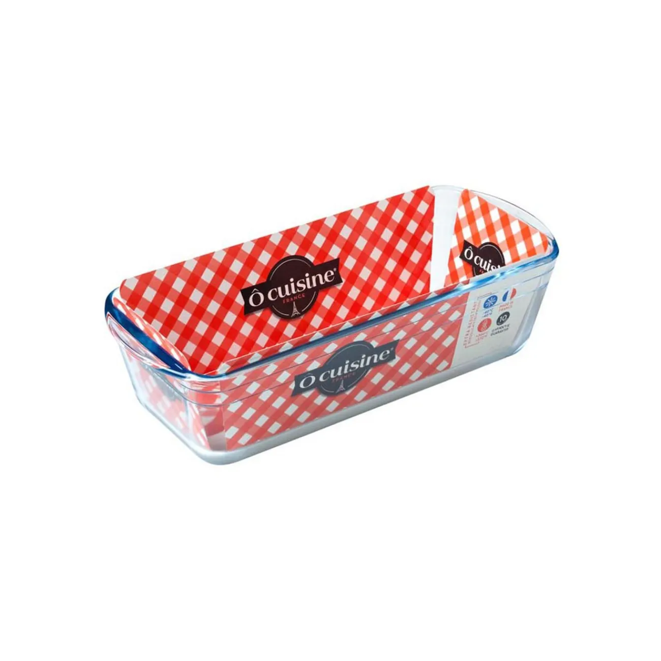 Gifi Moule à cake en verre extra résistant