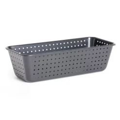 Gifi Moule à cake perforé acier noir 25x7xH2,5cm