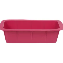 Gifi Moule à cake silicone rose