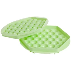 Gifi Moule à glaçon boule x37 - plastique vert 21x21xH3cm