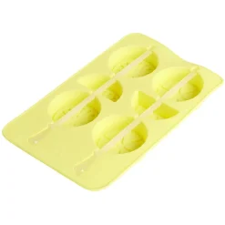 Gifi Moule à glaçon brochette forme citron-silicone jaune 18,3x11,4xH1,5cm