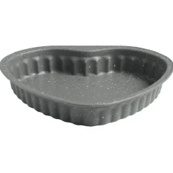 Gifi Moule à gâteau coeur gris effet marbre