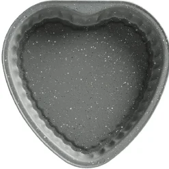 Gifi Moule à gâteau coeur gris effet marbre