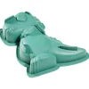 Gifi Moule à gâteau forme dinosaure Tyrex silicone vert 26x19xH5,5cm