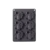 Gifi Moule à gâteau Halloween silicone noir 27x18xH3cm