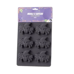 Gifi Moule à gâteau Halloween silicone forme araignée 27x18xH3cm