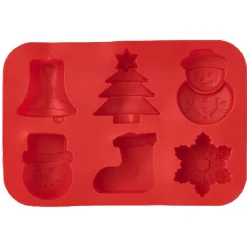 Gifi Moule à gâteau thème Noël rouge