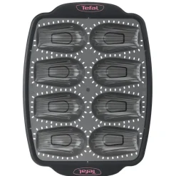 Gifi Moule à madeleines en silicone Tefal 8 pièces