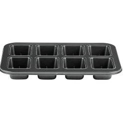 Gifi Moule à mini cake coeur coulant en métal x8