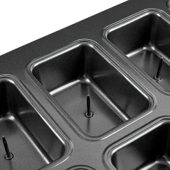 Gifi Moule à mini cake coeur coulant en métal x8